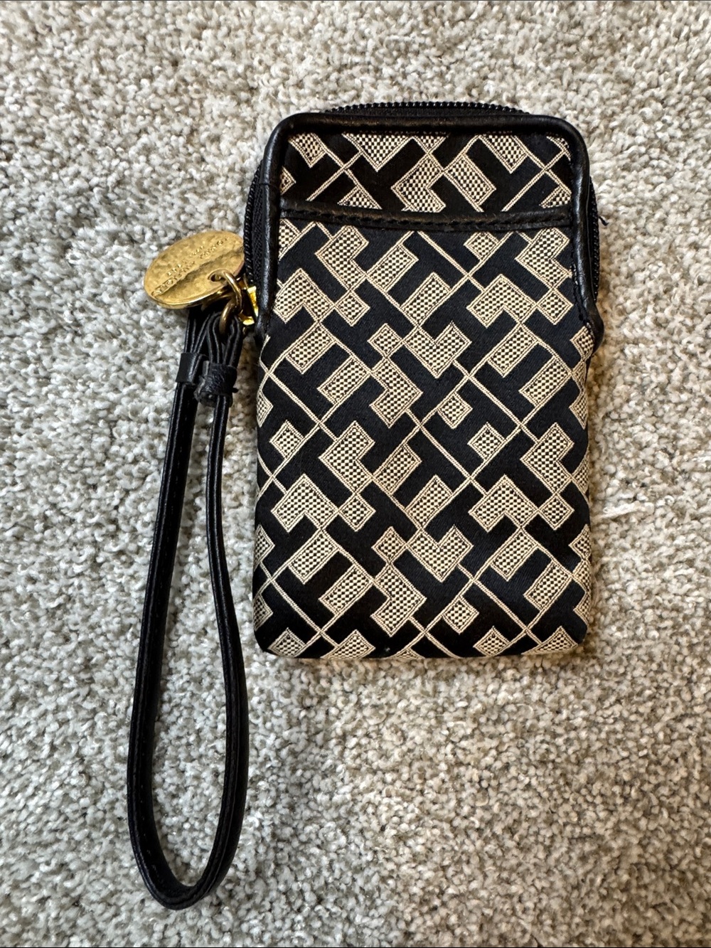 Tommy Hilfiger Wristlet with Gold Charm